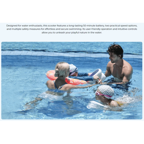 Sublue Hagul EZ Underwater Scooter 50 min 15m Sublue Sea Electric Scooter Kids Waterproof Detection Diving Propeller